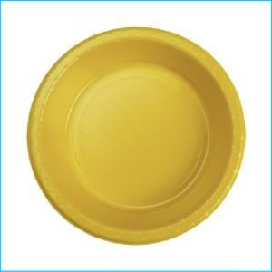 Yellow Plastic Bowls Pk 25