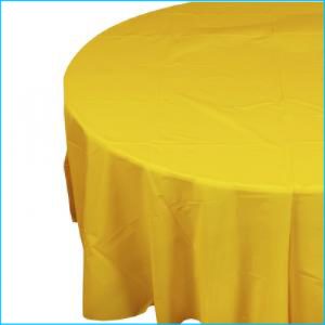 Yellow Round Tablecover 2.13m