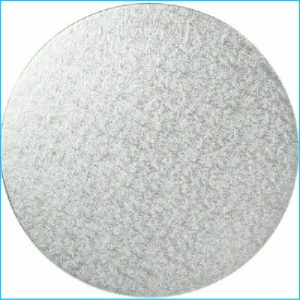 Cake Board Round Silver 8"