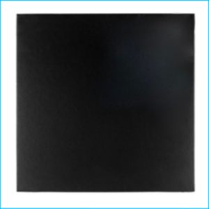 Cake Board Square Black 8"