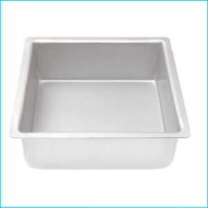 Cake Tin Deep Square 10" x 4" High