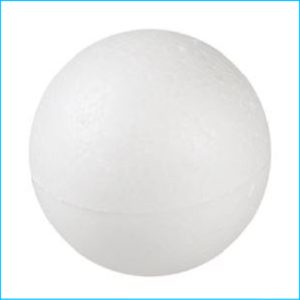Polystyrene Foam Sphere 150mm Pk 1