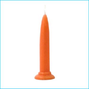Bullet Candle Orange Single