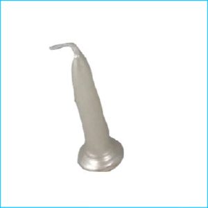 Bullet Candle Pearl White Single