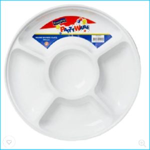 White Round Divider Tray 35cm Pk 2