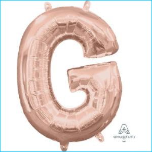 Airfill Letter G Rose Gold 34cm N