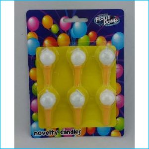 Candle Golf Balls Pk 6