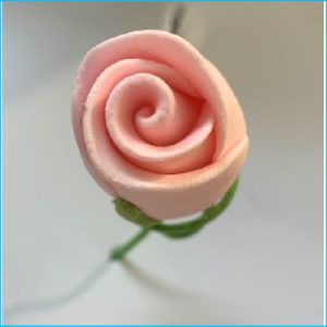 Sugar Flower Pink Rose Bud