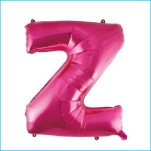 Foil 86cm Pink Letter Z