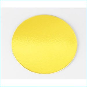 Cake Cardboard Round Gold 6" UCG