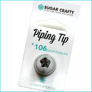 SC Piping Tip 106 Drop Flower