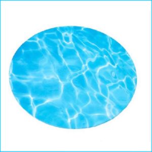 Cake Board Printed Water 12" Round