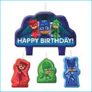 Candle Pj Masks Set of 4