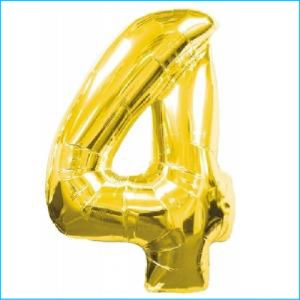 Foil Balloon 35cm Gold 4