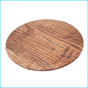 Cake Board Printed Wood Grain 14" Round
