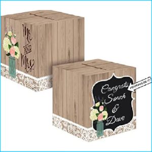 Rustic Wedding Card Box Pk 1