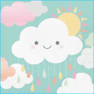 Baby Shower Napkins B Pk 16