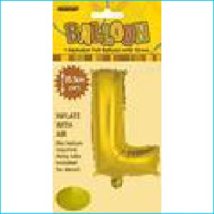 Airfill Letter L Gold 35.5cm M