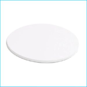 Cake Board Drum Round White 10"