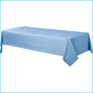 Pastel Blue Rectangle Tablecover 1.37m x