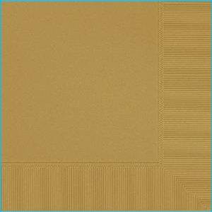 Gold Lunch Napkins Pk 20