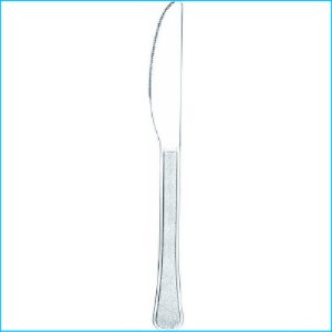 Clear Plastic Knives Pk 20