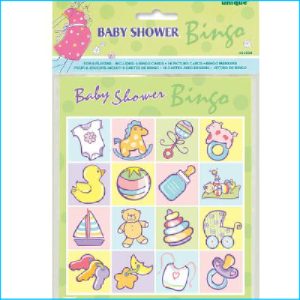 Baby Shower Bingo Game for 8