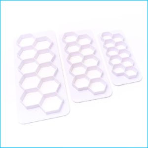 Mini Maxi Cutter Hexagon Set of 3