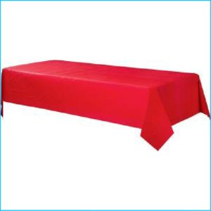 Red Rectangle Tablecover 1.37m x 2.74m