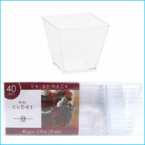 Catering Dessert Cocktail Cube 59ml Pk40