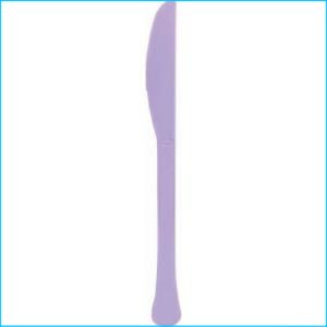 Lavender Plastic Knives Pk 20