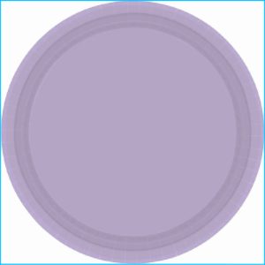 Lavender Paper Snack Plate Pk 20