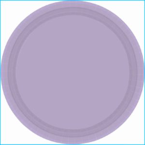 Lavender Paper Snack Plate Pk 20