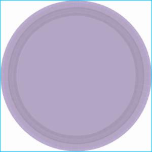 Lavender Paper Lunch Plates Pk 20