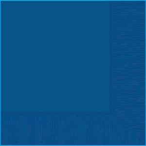 Royal Blue Beverage Napkins Pk 20
