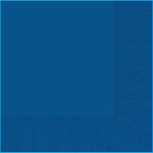 Royal Blue Beverage Napkins Pk 20