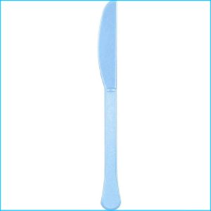 Pastel Blue Plastic Knives Pk 20