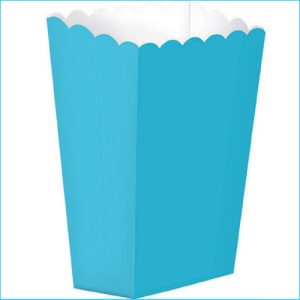 Caribbean Blue Treat Boxes Pk 5