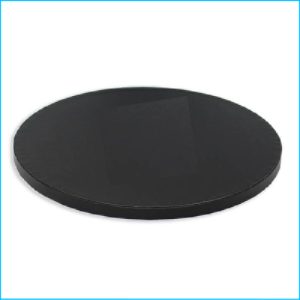 Cake Board Drum Round Black 14"