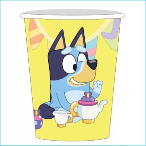 Bluey Paper Cups 250ml Pk8