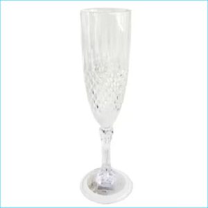 Crystal Acrylic Champagne Glass Set 8