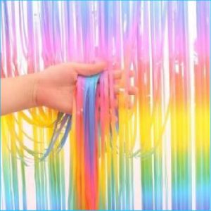 Foil Curtain Pastel 1mtr W x 2 mtr L
