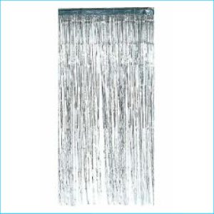 Foil Curtain Silver PM 1mtr Wx 2mtr L
