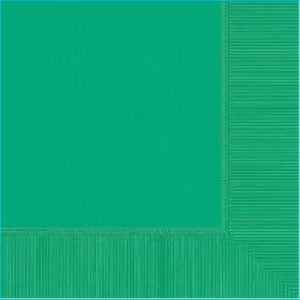 Festive Green Dinner Napkin Pk20 40x40cm