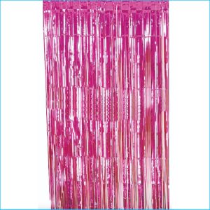 Foil Curtain Hot Pink 1mtr W x 2 mtr L