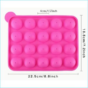 Silicone Mould Lollipop with Sticks