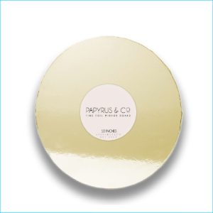 Cake Board Gold Mirror 10" Round