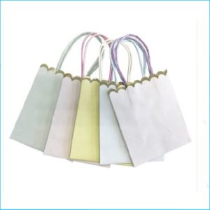 Pastel and Gold Loot Bags Pk 5