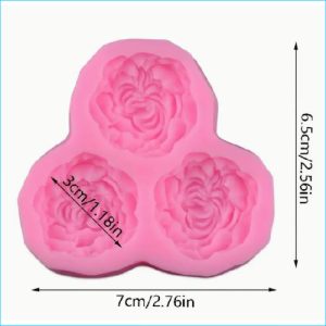 Silicone Mould Peony Flowers