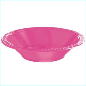 New Pink Plastic Bowl Pk20